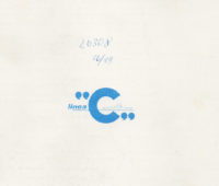 Linea C Speisekarte erste Klasse - Menu Federico C - Costa Crociere 1958 - Speisekarte von 1958