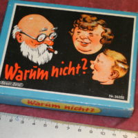 Porst Spiel Nr. 26353 „warum nicht“ - Zeit Zeugnis von Zwangsverkauf 1938
