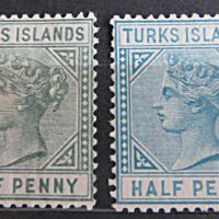Turks Island half penny