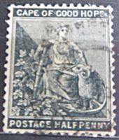 cape of good hope half  penny