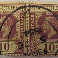 10 cents straits Settlements 1934 - vintage stamps