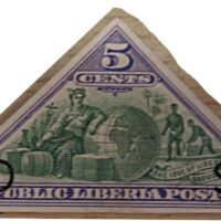 5 Cent Liberia 1894 ungeschnitten