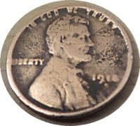 one Cent 1918 USA