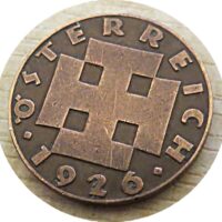 2 Groschen 1922, 1926, 1929, 1936  - 1. Republik Österreich