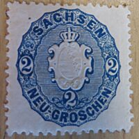 2 Neu-Groschen Sachsen 1850 / halber Neugroschen 1850 Sachsen