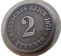 2 Pfennig 1874 deutsches reich