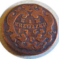 1 Kreuzer 1762 G Franz I. Stephan v. Habsburg Lothringen (1745 - 1765)