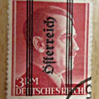 Grazer Markwert 1 RM - Hitler stamps 1945 - gestempelt