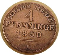 4 Pfenninge 1850 A Preußen