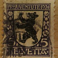 Pro Juventute 1924 Wappen Schweiz Briefmarken