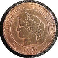10 Centimes 1880 Frankreich