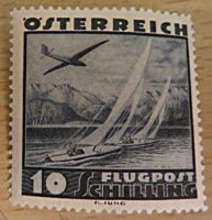 Flugpostmarken 1935 Oesterreich