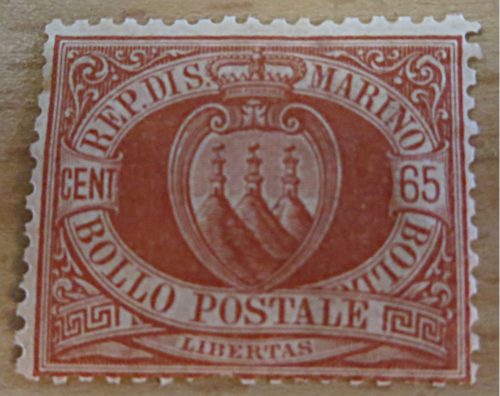 65 Centesimi San Marino 1892