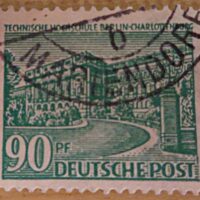 Berliner Bauwerke 1949 - 1954 Briefmarken Deutschland Nachkriegszeit