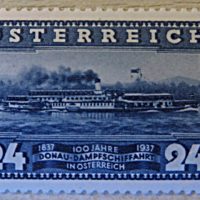DDSG 9.6. 1937 100 Jahre Erstfahrt Maria Anna