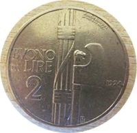 2 Lire 1924 Italien