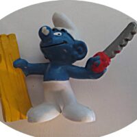 Schreiner Schlumpf Schleich West Germany Schtroumpf Sculpteur Architect Smurf