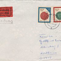 historische Siegel Briefmarken DDR