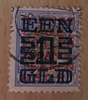 1 Gulden auf 17 1/2 Cent 1923 Holland