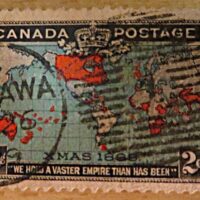 2 Cent 1898 Canada Karte Briefmarke Canada