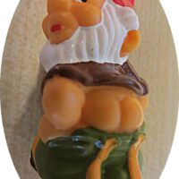 Zwerg zeigt nackten Hintern - Überraschungsei Ferrero 1982