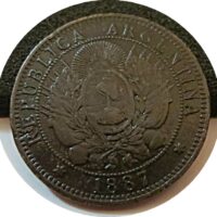 2 Centavos 1887 Argentinien