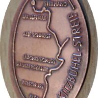 Kitzbüheler Quetschmünze Elongated coin Austria