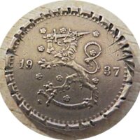 50 Penniä 1937 Finnland Münzen