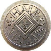 halber Schilling 1925 Silbermünze Österreich 1. Republik