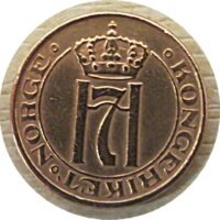 1 Öre 1936 Norwegen Münzen
