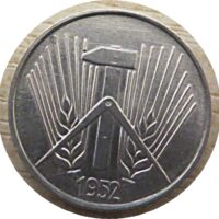 1 Pfennig A 1952 DDR Münzen