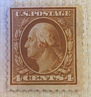 4 cents Washington 1917 USA Briefmarken US stamps