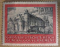 10+10 Zloty Grossdeutsches Reich Generalgouvernement Briefmarken Deutschland