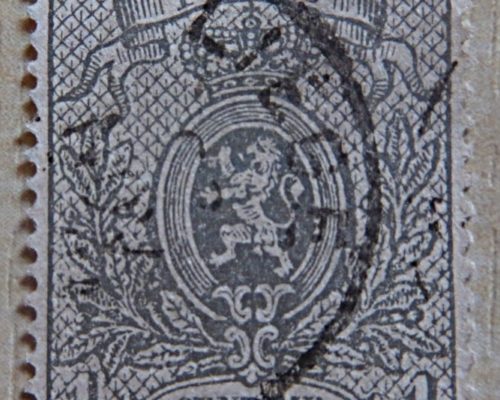 1 Centime 1866 Belgien Briefmarken