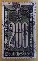 Urkundensteuer  Steuermarken 3. Reich Deutschland