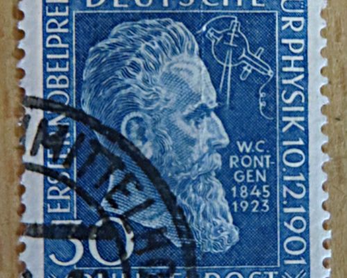 30 Pfennig 1951 Wilhelm Roentgen Deutschland Briefmarken