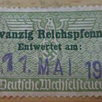 Deutsche Wechselsteuer 1938 Fiskalmarken Deutschland - German revenue stamps