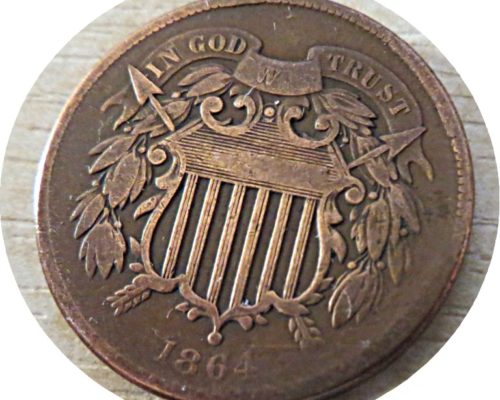 2 Cents 1864 USA