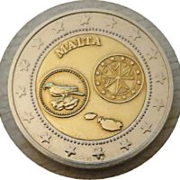 Münze Malta 2008 zur Euro Einführung