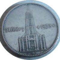 2 Reichsmark 1934 Garnisonsk. m. Datum 21. März 1933 - Silbermünze Deutschland