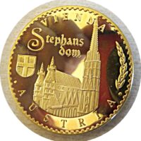 Stephansdom / Schloss Schönbrunn Medaille Vienna Austria